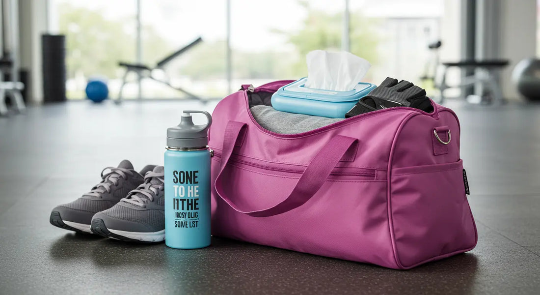 What to Bring to the Gym A Complete Checklist for Women, Including WOW Wipes!